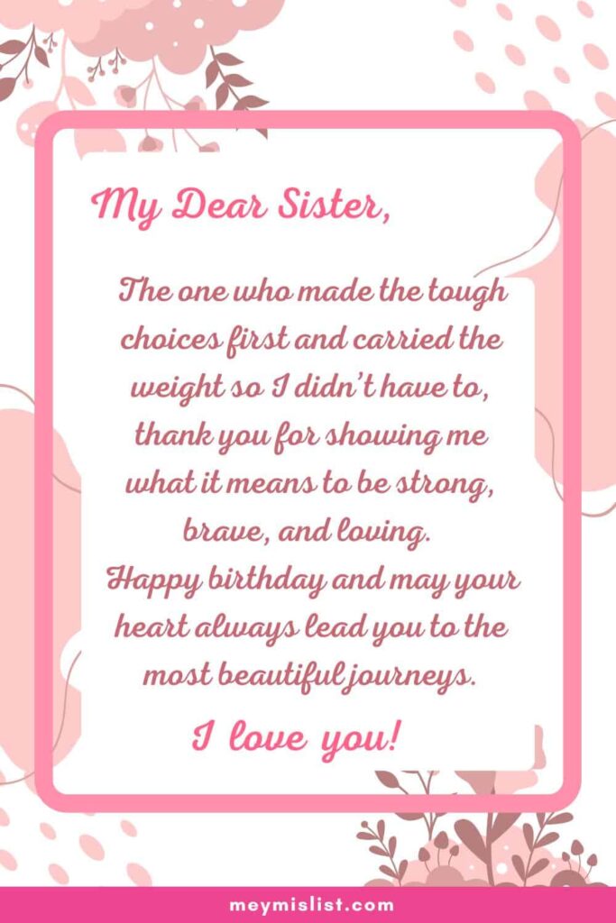 happy birthday sister