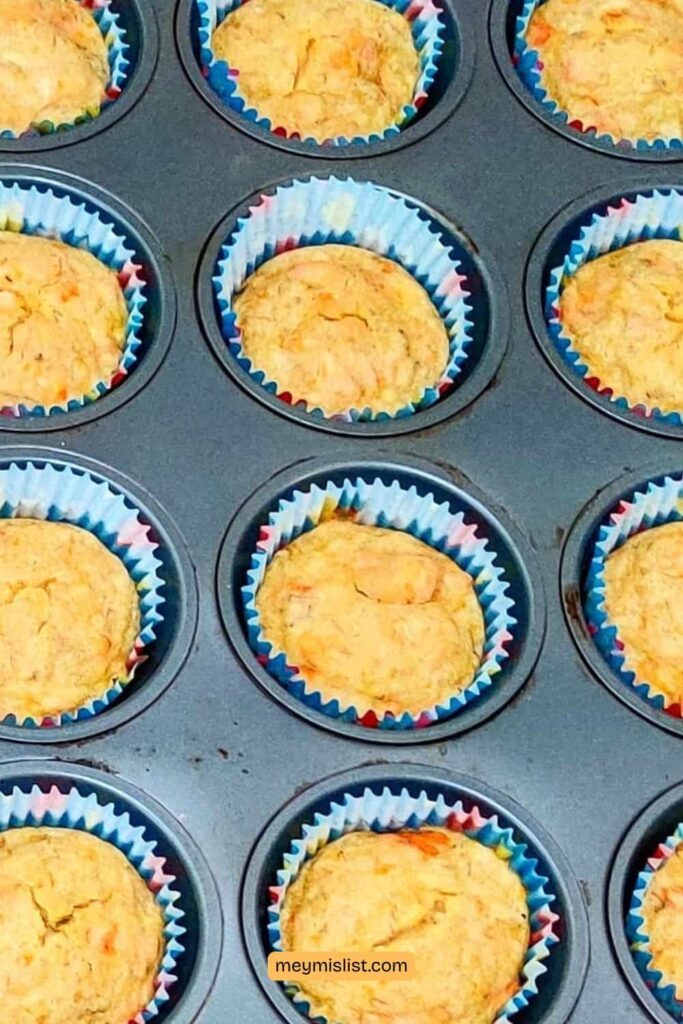 apple banana carrot muffin
