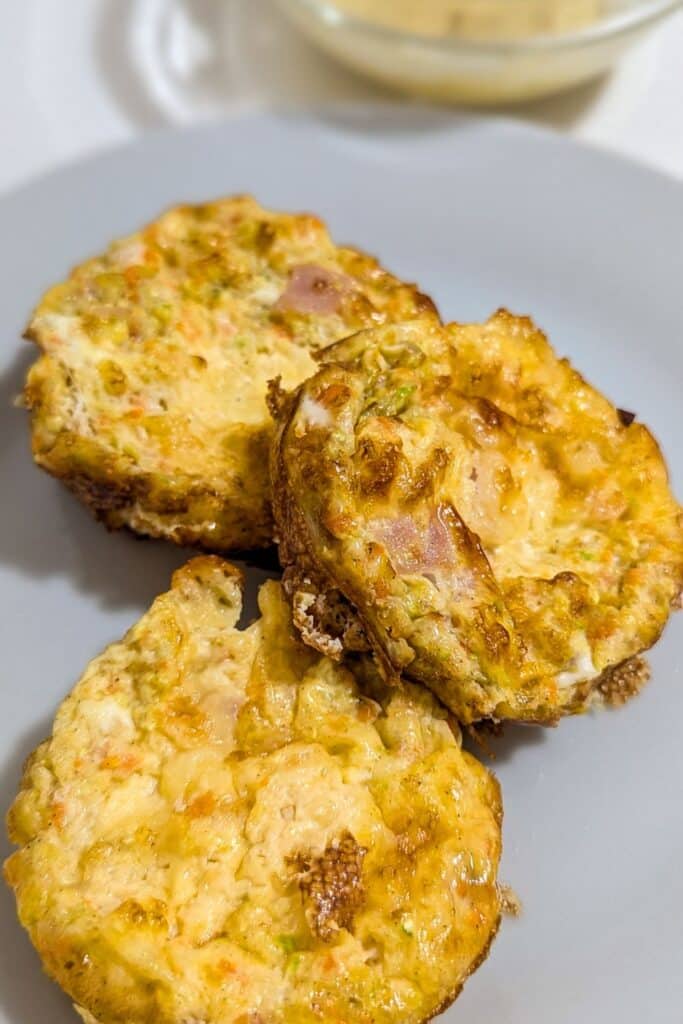 egg muffins with carrot and zucchini