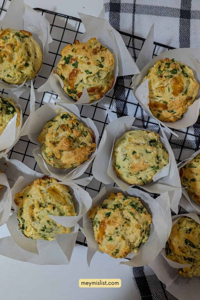 spinach and cheese muffins