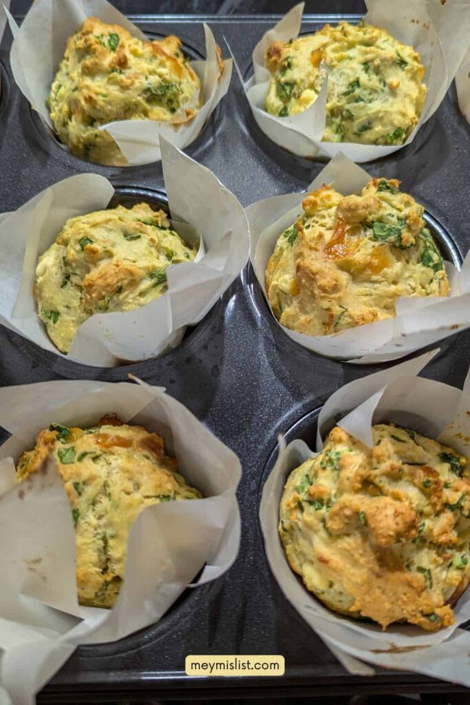 spinach and cheese muffins