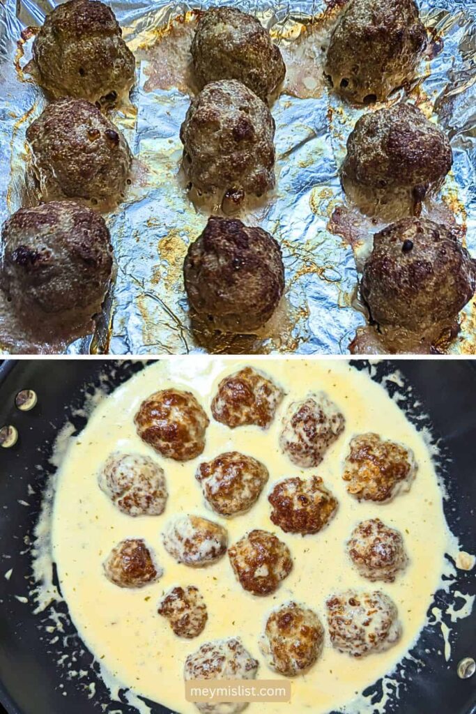 ground pork meatballs