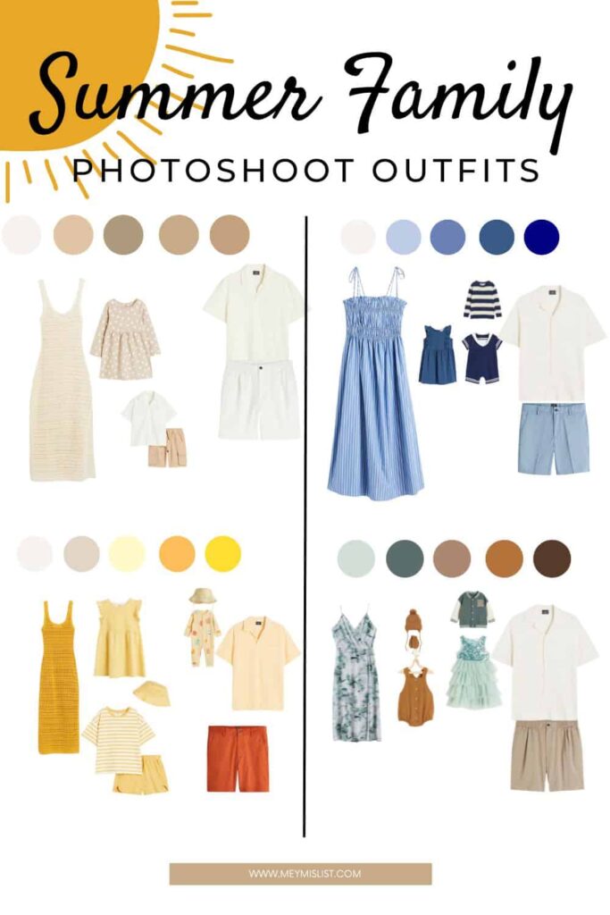 beach family photos outfit