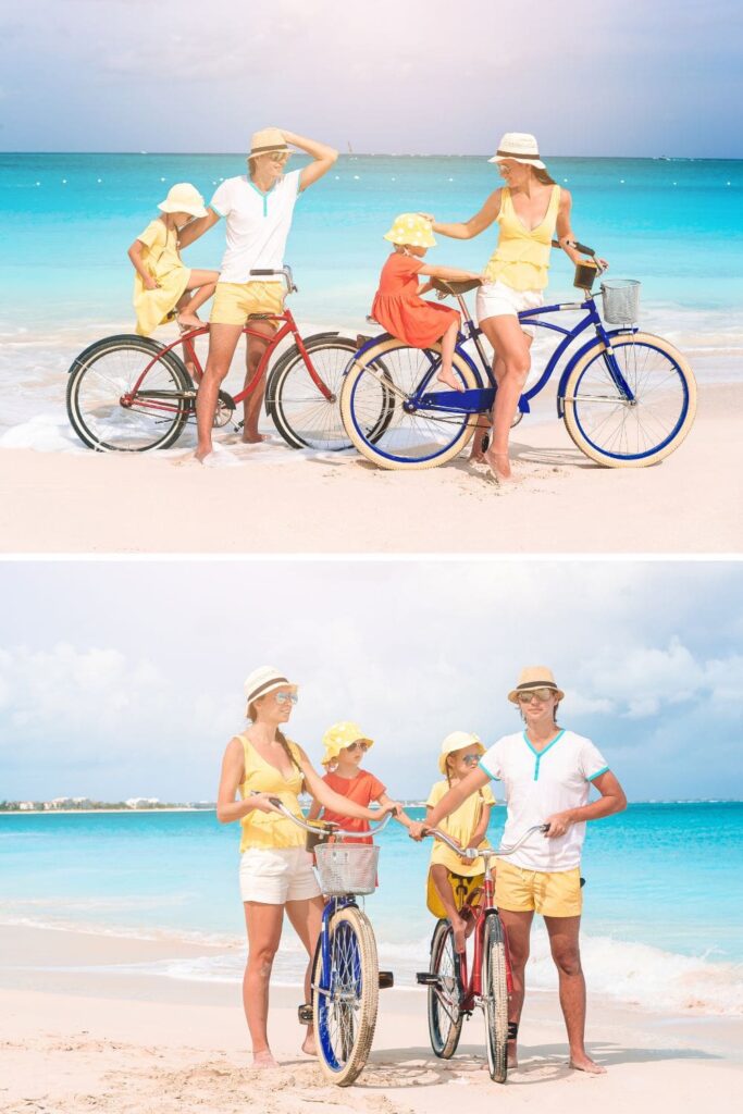 beach family photos outfit