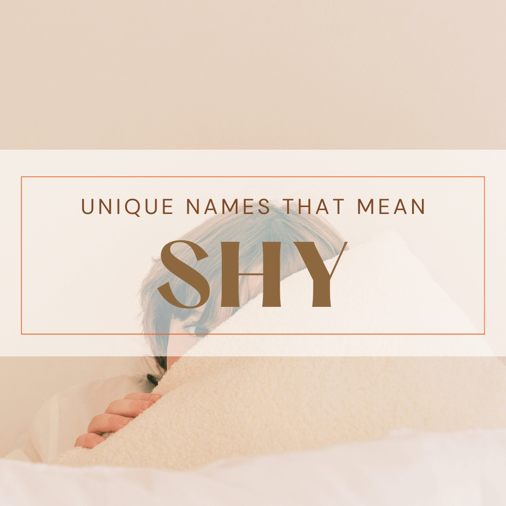 names that mean shy
