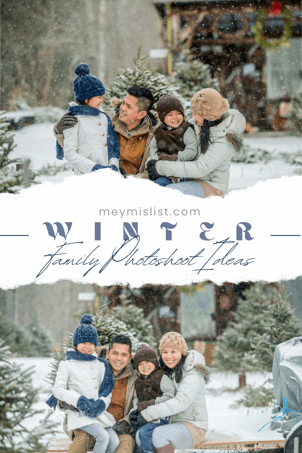 winter family photoshoot outfit ideas