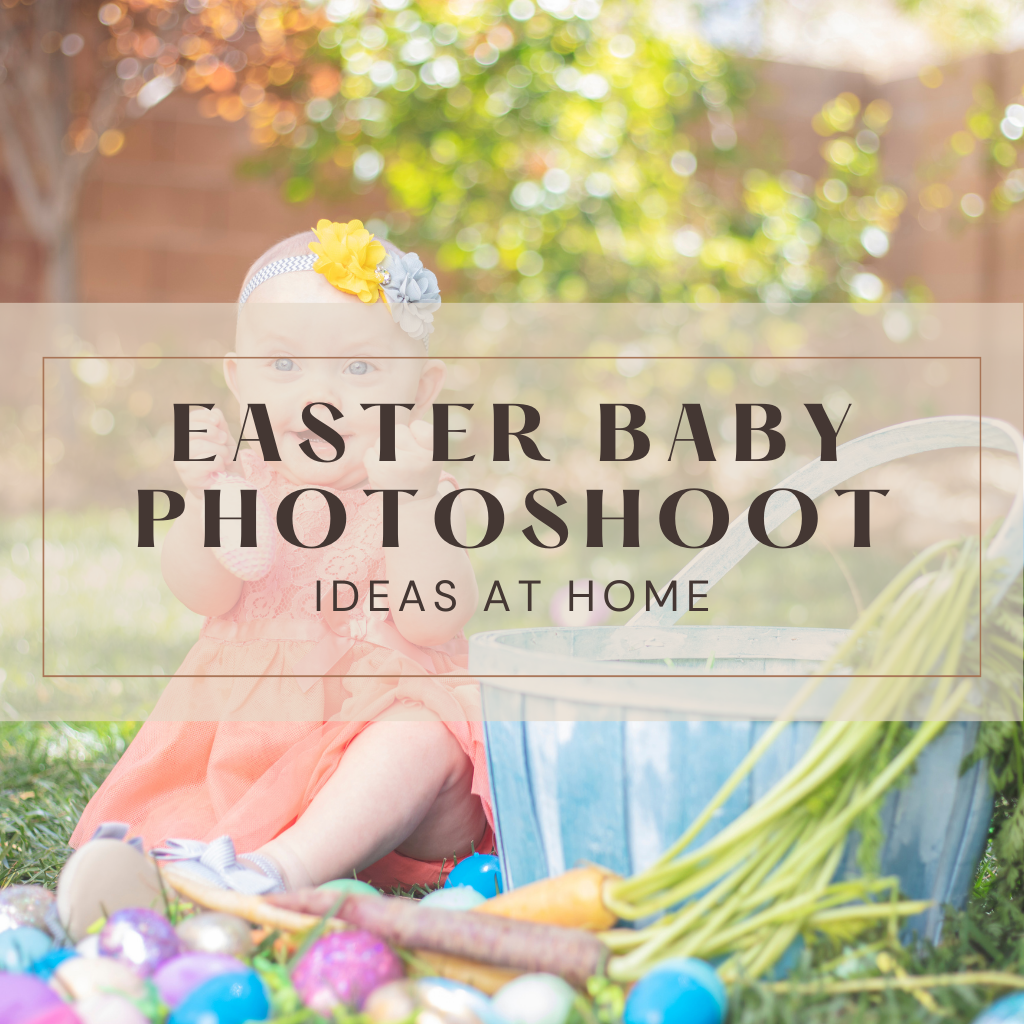 easter baby photoshoot ideas at home