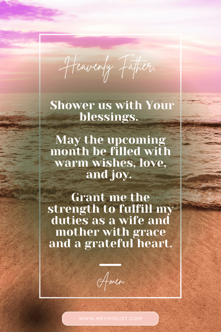 new month quotes and prayers