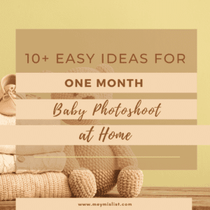 one month baby photoshoot ideas at home