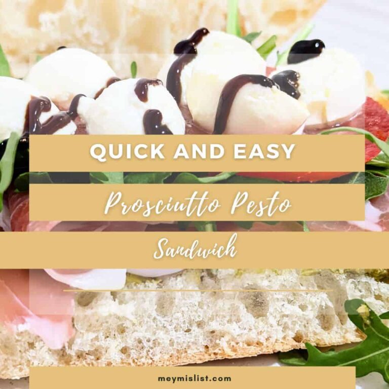 Prosciutto Pesto Sandwich