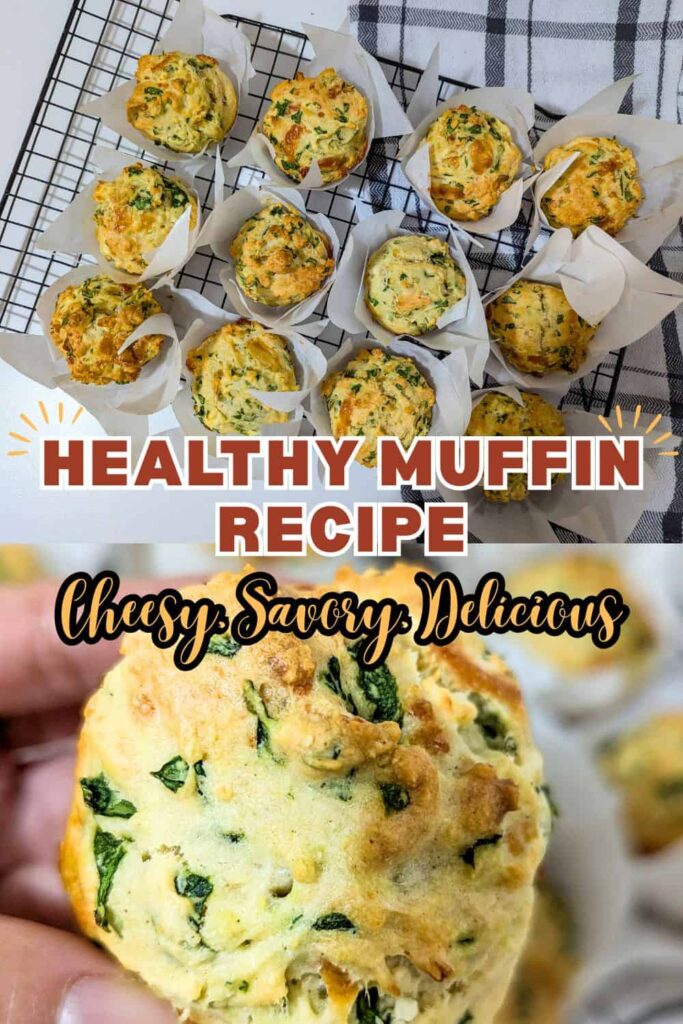 healthy muffin recipes spinach and cheese muffins 1