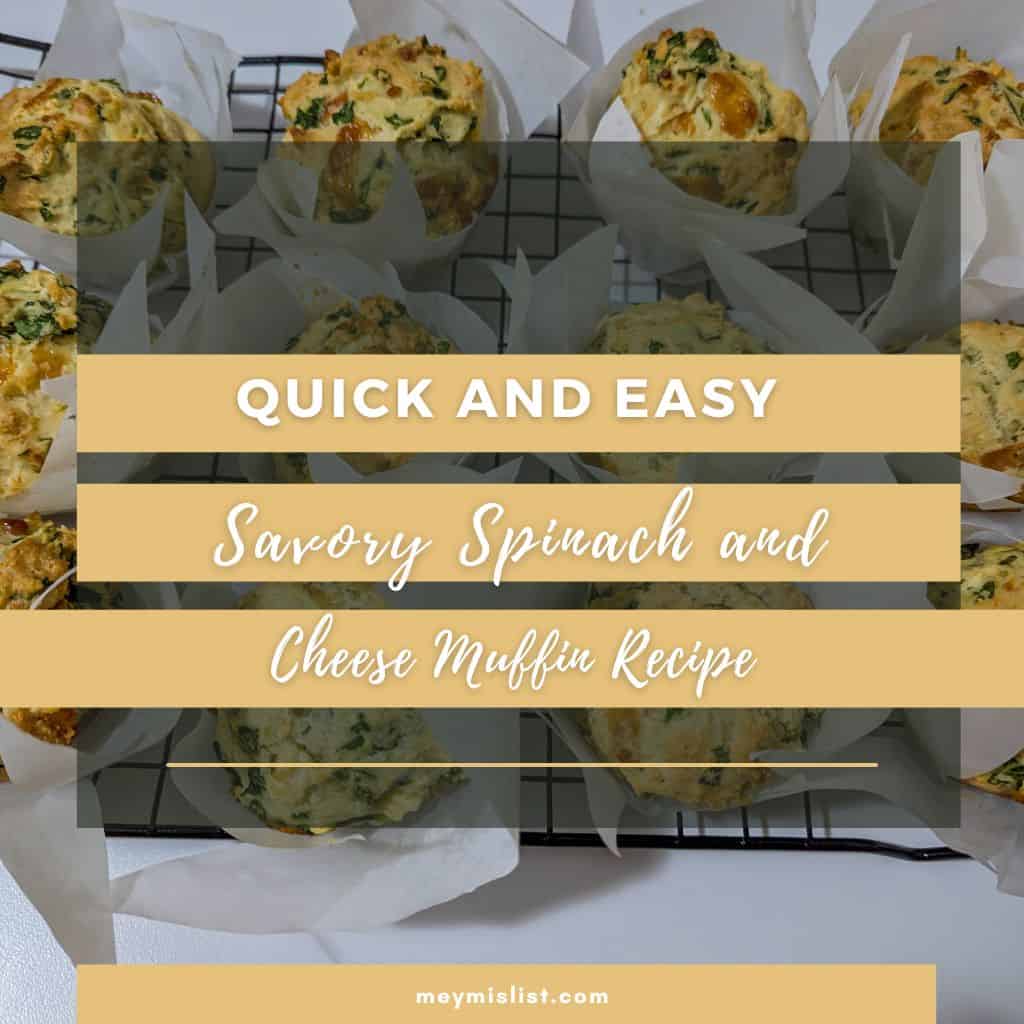 spinach and cheese muffins