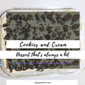 cookies and cream