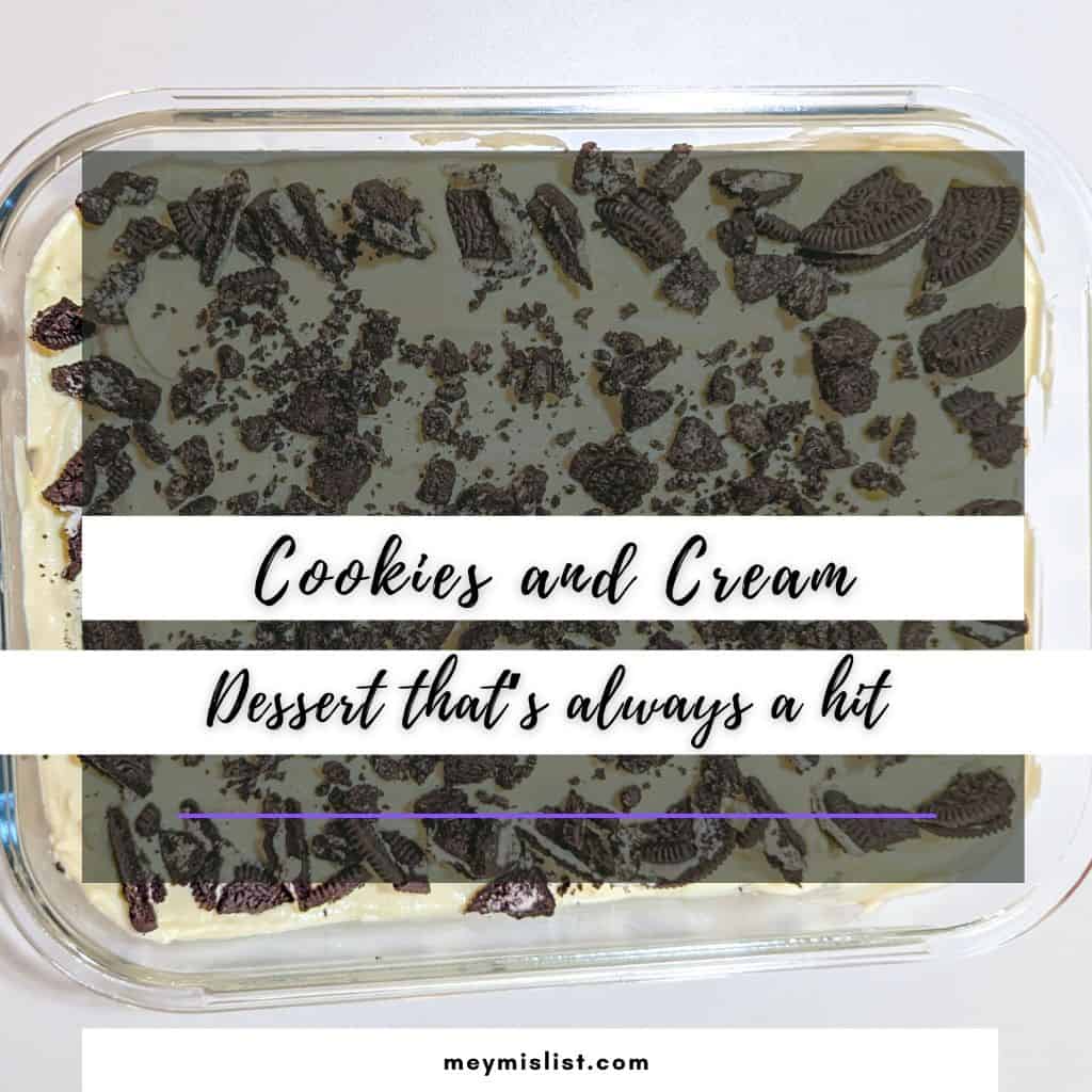 cookies and cream